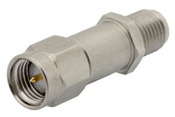 PE7087-15 - 15 dB Fixed Attenuator, SMA Male to SMA Female Passivated Stainless Steel Body Rated to 2 Watts Up to 26 GHz