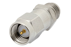 PE7087-4 - 4 dB Fixed Attenuator, SMA Male to SMA Female Passivated Stainless Steel Body Rated to 2 Watts Up to 26 GHz
