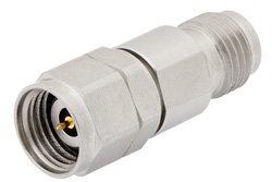PE7089-0 - 0 dB Fixed Attenuator, 2.4mm Male to 2.4mm Female Passivated Stainless Steel Body Rated to 1 Watt Up to 50 GHz