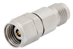 PE7089-3 - 3 dB Fixed Attenuator, 2.4mm Male to 2.4mm Female Passivated Stainless Steel Body Rated to 1 Watt Up to 50 GHz