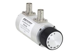 PE70A1022 - 0 to 70 dB Rotary Step Attenuator, BNC Female to BNC Female With 10 dB Step Rated to 2 Watts Up to 2.2 GHz