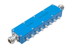 PE70A1043N - 0 to 90 dB Push Button Step Attenuator, 50 Ohm N Female To 50 Ohm N Female With 1 dB Step Rated To 5 Watts Up To 1 GHz