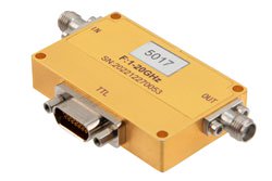 PE70A5017 - 1 GHz to 20 GHz Digital Control Attenuator, 63.5 dB, 7 Bits, 0.5 dB Step Size, Field Replaceable SMA