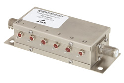 PE70A8003 - 6 Bit Relay Controlled Programmable Attenuator, 63 dB Up to 1,000 MHz, 75 Ohm, 1 dB Steps, +12V, F Female