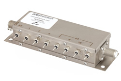 8 Bit Relay Controlled Programmable Attenuator, 127 dB Up to 1,000 MHz, 75 Ohm, 1 dB Steps, +12V, F Female