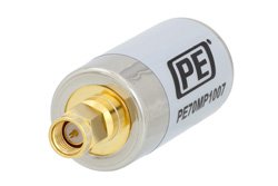 PE70MP1007 - 50 Ohm SMA Male to 75 Ohm F Male Matching Pad Operating from 0.009 MHz to 3 GHz RoHS Compliant