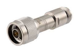 PE70MP1102 - 75 Ohm N Male to 50 Ohm N Female Matching Pad Operating from DC to 3 GHz