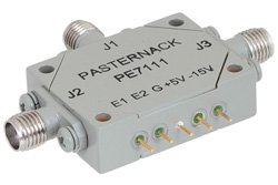 PE7111 - SMA SPDT PIN Diode Switch Operating From 10 MHz to 1,000 MHz Up To +30 dBm