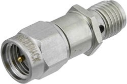 PE7161-9 - 9 dB Fixed Attenuator, SMA Male to SMA Female Brass Tri-Metal Body Rated to 1 Watt Up to 2 GHz