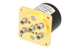 PE71S6134 - SP4T Electromechanical Relay Normally Open Switch, DC to 40 GHz, 3W, 12V, 2.92mm