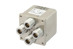 PE71S6176 - Transfer Electromechanical Relay Failsafe Switch, DC to 12.4 GHz, 160W, 12V Indicators, TTL, Diodes, N