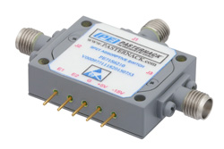 PE71S6210 - Absorptive SPDT PIN Diode Switch Operating From 500 MHz to 18 GHz Up to 0.1 Watts (+20 dBm) and Field Replaceable SMA