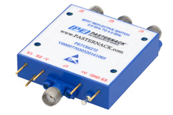 SP3T PIN Diode Switch Operating From 2 GHz to 4 GHz Up to +20 dBm and SMA