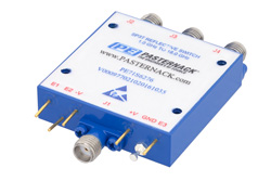 SP3T PIN Diode Switch Operating From 1 GHz to 18 GHz Up to +20 dBm and SMA