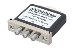 SPDT Electromechanical Relay Latching Switch, Terminated, DC to 18 GHz, up to 90W, 28V, SMA