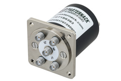 PE71S6363 - SP4T Electromechanical Relay Normally Open Switch, DC to 18 GHz, up to 90W, 12V, SMA