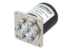 PE71S6373 - SP6T Electromechanical Relay Normally Open Switch, DC to 18 GHz, up to 90W, 12V, SMA
