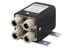 PE71S6385 - Transfer Electromechanical Relay Failsafe Switch, DC to 12 GHz, up to 430W, 28V, N