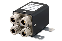 PE71S6387 - Transfer Electromechanical Relay Latching Switch, DC to 12 GHz, up to 430W, 12V, N