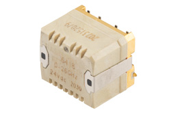 PE71S6418 - SPDT Electromechanical Relay Latching Switch, DC to 26.5 GHz, up to 40W, 24V, Hot Switching, SMT, 5M Lifecycles