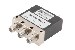 PE71S6420 - SPDT Failsafe DC to 26.5 GHz Electro-Mechanical Relay Switch, 90W, 12V, SMA