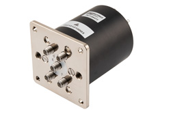 PE71S6472 - SP4T E-M Relay Normally Open Switch, Terminated, DC to 26.5 GHz, 90W, 2M Lifecycles, 12V, Indicators, TTL, Suppression Diodes, SMA