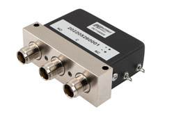 PE71S6508 - SPDT Electromechanical Relay Failsafe Switch, DC to 12.4 GHz, 50W, 28V, TNC