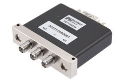 PE71S6526 - SPDT, IP64 Rated Electromechanical Relay Failsafe Switch, DC to 26.5 GHz, 90W, 12VDC, SMA