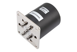 PE71S6532 - SP4T, IP64 Rated Electromechanical Relay Latching Switch, Terminated, DC to 18 GHz, 90W, 28VDC, SMA