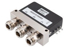 PE71S6541 - SPDT, 1P64 Rated Electromechanical Relay Latching Switch, DC to 12 GHz, 600W, 28Vdc, N