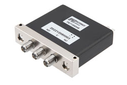 PE71S6546 - SPDT, IP64 Rated Electromechanical Relay Failsafe Switch, Terminated, DC to 18 GHz, 90W, 28VDC, SMA