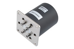 PE71S6570 - SP4T Electromechanical Relay Latching Switch, +COM, DC to 26.5 GHz, 90W, 28VDC, SMA