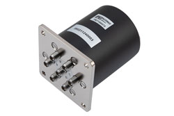 PE71S6572 - SP6T Electromechanical Relay Latching Switch, +COM, DC to  43 GHz, 10W, 28VDC, 2.92mm