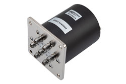 PE71S6574 - SP6T Electromechanical Relay Latching Switch, +COM, DC to 52 GHz, 5W, 28VDC, 2.4mm