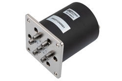 PE71S6577 - SP6T Electromechanical Relay Latching Switch, +COM, DC to 26.5 GHz,90W, 12VDC, SMA