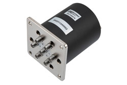 PE71S6578 - SP6T Electromechanical Relay Latching Switch, +COM, DC to 26.5 GHz, 90W, 28VDC, SMA