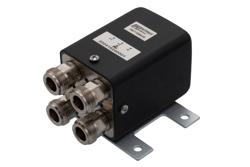 PE71S6635 - Transfer Electromechanical Relay Latching Switch, DC to 12 GHz, up to 200W, 28V, Self Cut Off, Diodes, N, 5M Lifecycles