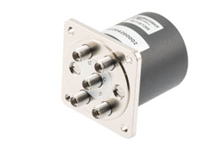 PE71S7288 - SP4T, Electromechanical Relay Normally Open Switch, DC to 43 GHz, 12VDC, 10W, Solder Terminals, 2.92mm