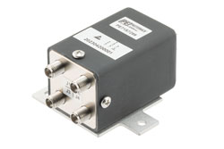 PE71S7299 - Transfer, Electromechanical Relay Latching Switch, DC to 43 GHz, 28VDC, Indicators, TTL, Diodes, Self Cut-Off, Solder Terminals, 2.92mm