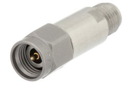 PE7395-15 - 15 dB Fixed Attenuator, 2.92mm Male to 2.92mm Female Passivated Stainless Steel Body Rated to 2 Watts Up to 40 GHz