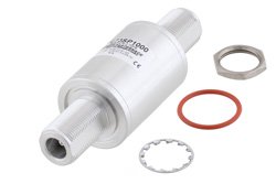 Type N F/F In/Out Bulkhead Coax RF Surge Protector 698MHz - 2.7GHz DC Block 500W IP67 .01uJ 40KA Filter BiDirect