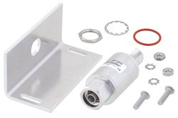 Type N F/M In/Out Bulkhead Coax RF Surge Protector 698MHz - 2.7GHz DC Block 500W IP67 .01uJ 40kA Filter BiDirect