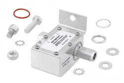 Type N M/F In/Out Coax RF Surge Protector 800MHz - 2.5GHz DC Pass 300W IP67 175uJ 20kA Hybrid Bracket Toward Body