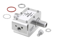 Type N F/F In/Out Coax RF Surge Protector 40MHz - 400MHz DC Pass 100W IP67 2.5mJ 20kA Hybrid Bracket Toward Body