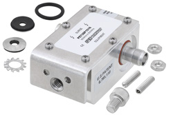 TNC F/F In/Out Coax RF Surge Protector 800MHz - 2.5GHz DC Pass 300W IP67 500uJ 20kA Hybrid Bracket Toward Body