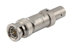 PE7438-20 - 20dB 75ohm fixed attenuator BNC plug to BNC jack 4GHz rated 2 watt