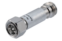 PE7451-10 - 10 dB Fixed Attenuator, 4.3-10 Male to 4.3-10 Female Rated to 2 Watts Up to 6 GHz