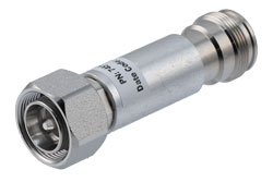 PE7451-30 - 30 dB Fixed Attenuator, 4.3-10 Male to 4.3-10 Female Rated to 2 Watts Up to 6 GHz