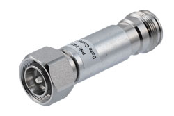 PE7451-4 - 4 dB Fixed Attenuator, 4.3-10 Male to 4.3-10 Female Rated to 2 Watts Up to 6 GHz