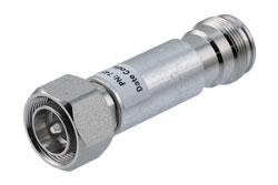 PE7451-6 - 6 dB Fixed Attenuator, 4.3-10 Male to 4.3-10 Female Rated to 2 Watts Up to 6 GHz